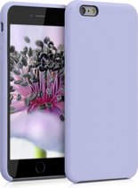 kwmobile telefoonhoesje voor Apple iPhone 6 Plus / 6S Plus - Hoesje met siliconen coating - Smartphone case in pastel-lavendel