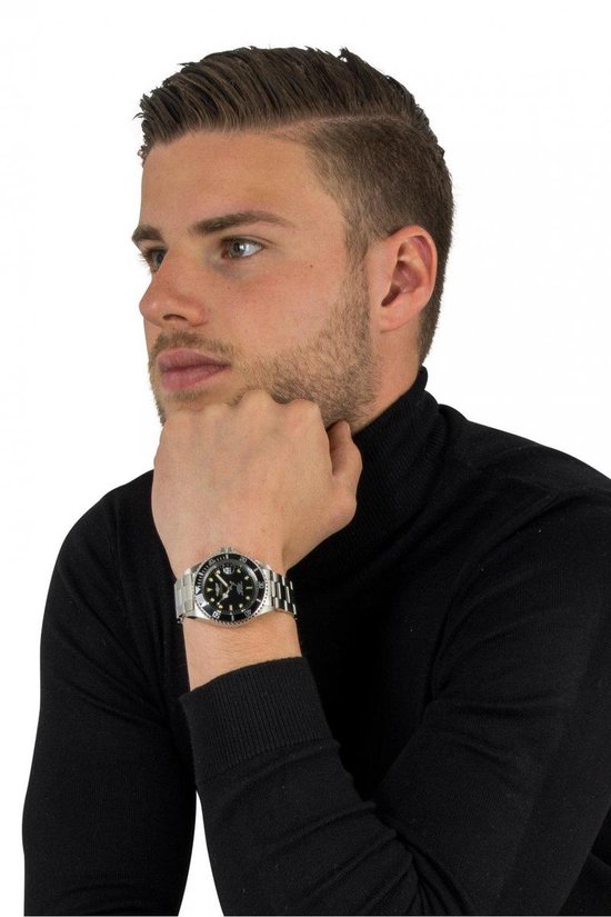 Invicta Pro Diver 8926OB Heren Horloge - Waterdicht - Analoog - Automatisch Uurwerk - Roestvrij Staal met Zwarte Wijzerplaat - 40mm