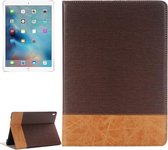 Cross Texture Horizontale Flip Leren Case met Houder & Kaartsleuven & Portemonnee voor iPad Pro 9,7 inch (Koffie)