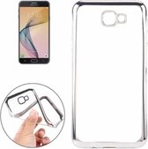 Voor Galaxy J7 Prime galvaniseren zachte TPU beschermhoes (zilver)