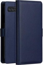 DZGOGO MILO-serie PC + PU horizontale lederen flip-hoes voor Samsung Galaxy S10 +, met houder en kaartsleuf en portemonnee (blauw)