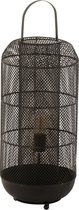 J-Line Lamp Donny Ijzer Zwart Small