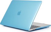 Apple MacBook Pro 16 (2019) Case - Mobigear - Glossy Serie - Hardcover - Blauw - Apple MacBook Pro 16 (2019) Cover