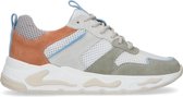 Manfield - Dames - Multicolor suède dad sneakers - Maat 36