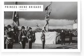 Walljar - Monument voor de Prinses Irene Brigade '53 - Muurdecoratie - Poster met lijst