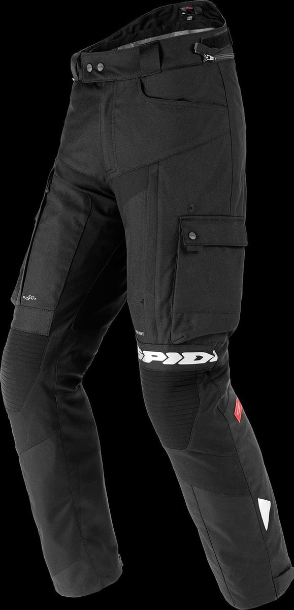 SPIDI ALLROAD H2OUT BLACK MOTORCYCLE PANTS 3XL - Maat - Broek