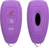 kwmobile autosleutel hoesje voor Ford 3-knops autosleutel Keyless Go - Autosleutel behuizing in paars