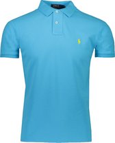 Polo Ralph Lauren  Polo Blauw Aansluitend - Maat M - Heren - Lente/Zomer Collectie - Katoen