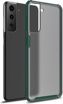 Mobigear Shockproof Hardcase voor de Samsung Galaxy S21 - Groen