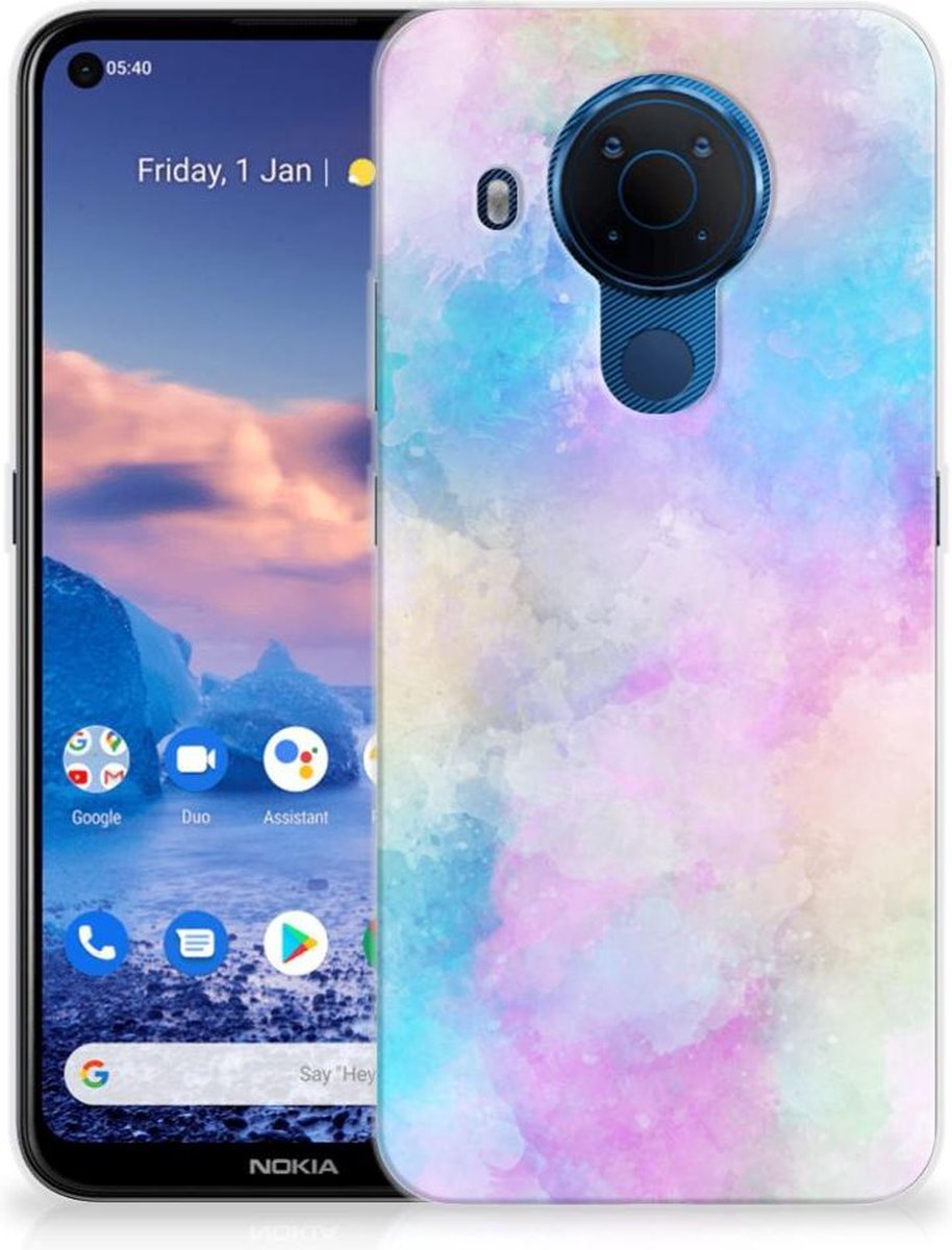 Hoesje maken Nokia 5.4 Watercolor Light