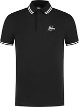 Malelions Junior Striped Polo - Black/White