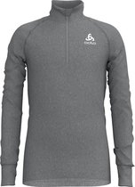 Odlo SUW TOP Turtle neck 1/2 zip l/s ACTIVE O Grey Melange - Maat 128