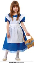 Fiestas Guirca Kostuum Blue Little Girl Meisjes Blauw/wit Mt 3-4