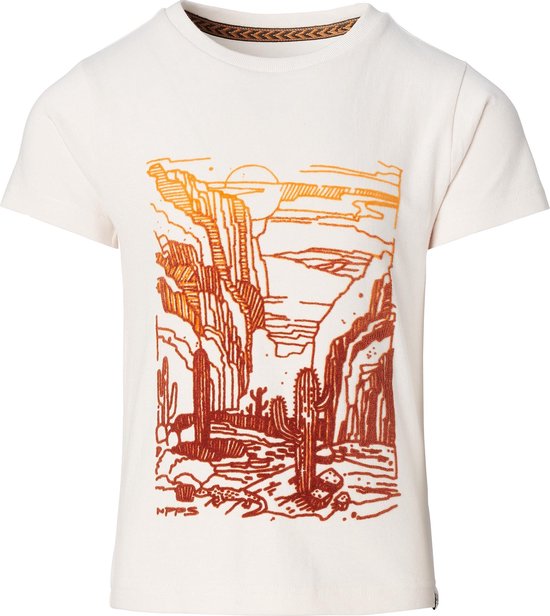 Noppies T-shirt Lanbrooke - White Sand - Maat 92