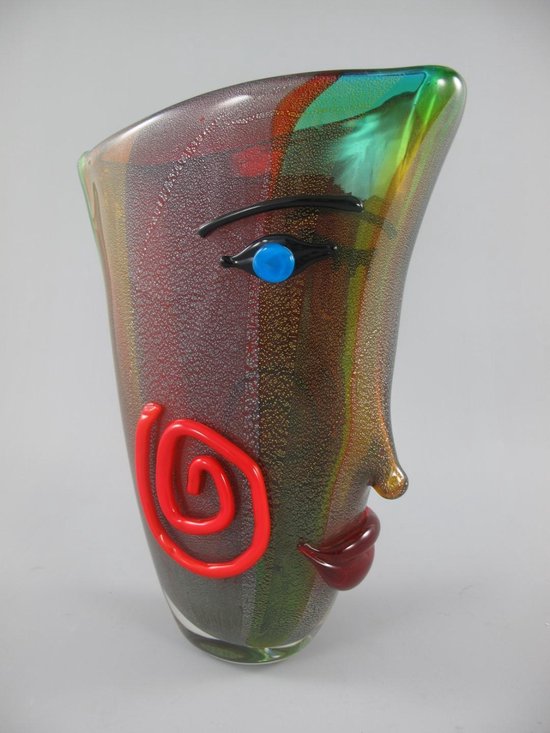 Vaas 30 cm Poederroze met handvat