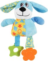 Zolux puppy plush hond blauw - 22,5x7,5x20 cm - 1 stuks