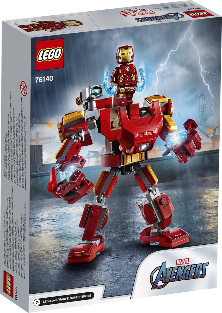 LEGO Marvel Avengers Iron Man Mech 76140 — afbeelding 13