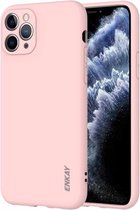 Voor iPhone 11 Pro Max Hat-Prince ENKAY ENK-PC039 Ultradunne effen kleur TPU Slim Case Soft Cover (roze)
