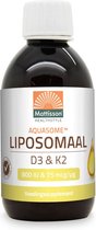 Mattisson - Aquasome ® Liposomaal D3 2000 IU & K2 100 mcg - 250 ml