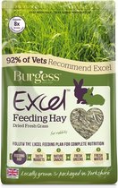 Burgess excel feeding hay gedroogd gras - 1 kg - 1 stuks