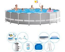 Prism Frame Rond 610x132 cm - Zwembad Inclusief Accessoires