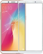 Voorruit buitenste glaslens voor OPPO A73 (wit)