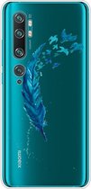 Voor Xiaomi CC9 Pro Painted TPU beschermhoes (veer)