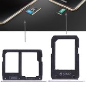 2 SIM-kaartlade + Micro SD-kaartlade voor Galaxy A5108 / A7108 (wit)
