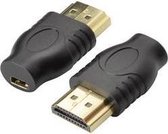 SpeaKa Professional SP-758988 HDMI Adapter [1x HDMI-stekker - 1x HDMI-bus D micro] Zwart