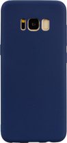 Voor Galaxy S8 + Candy Color TPU Case (blauw)