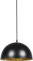 QAZQA magna yeyang - Moderne Hanglamp - 1 lichts - H 1200 mm - Zwart -  Woonkamer | Slaapkamer | Keuken