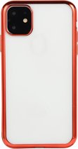 Voor iPhone 11 galvaniseren TPU beschermhoes (rood)