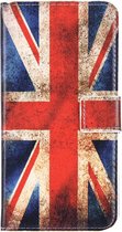 Apple iPhone 8 Plus Hoesje - Mobigear - Design Serie - Kunstlederen Bookcase - Vintage UK Flag - Hoesje Geschikt Voor Apple iPhone 8 Plus