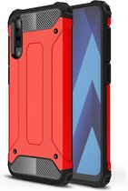 Magic Armor TPU + PC combinatie Case voor Galaxy A70 (rood)