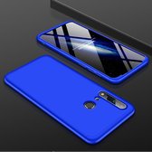 GKK Three Stage Splicing Full Coverage PC Case voor Huawei nova 5i (blauw)