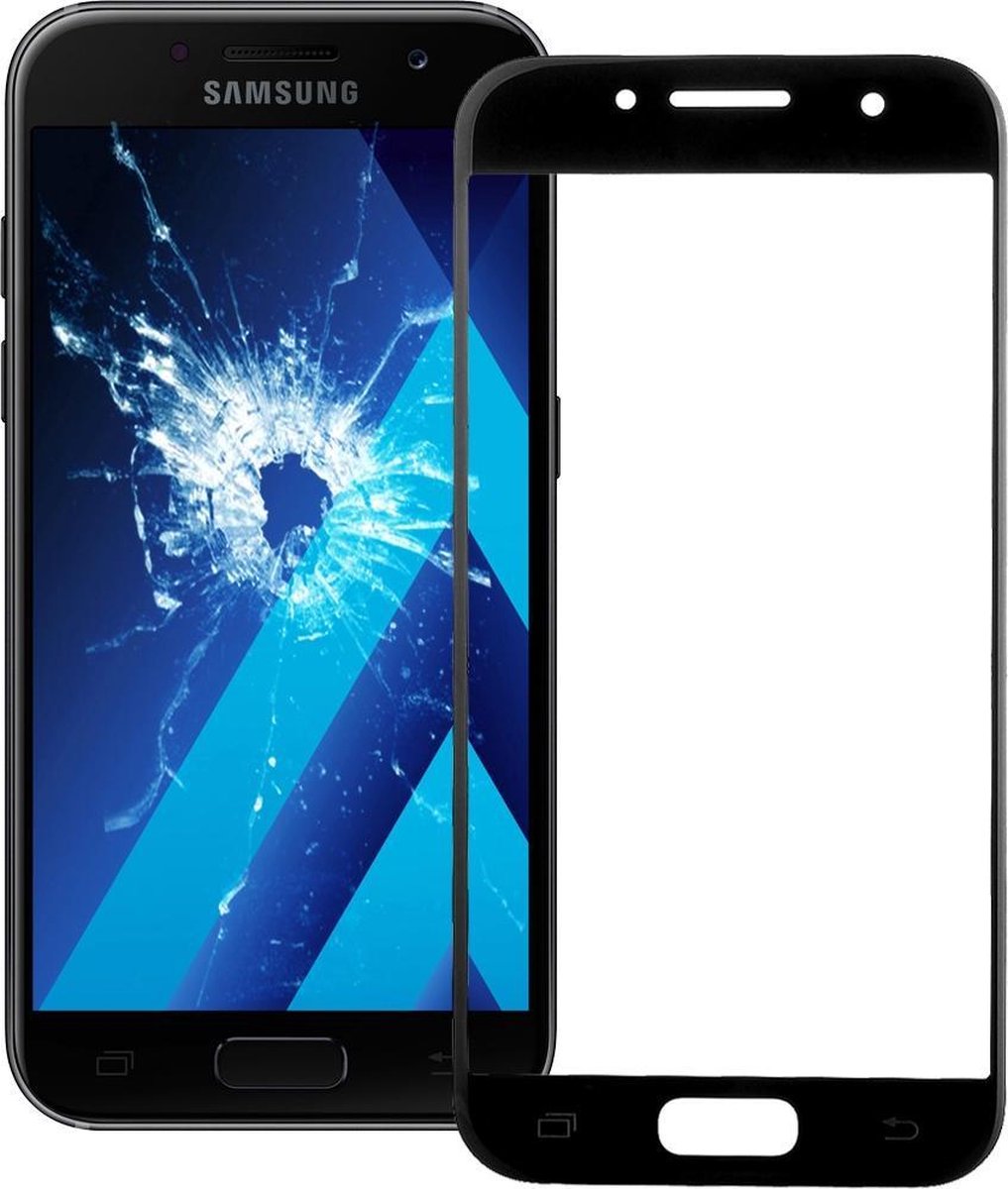Let op type!! Front Screen Outer Glass Lens for Galaxy A5 (2017) / A520 (Gold)