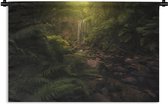 Wandkleed Natuur  - Droge natuur Wandkleed katoen 150x100 cm - Wandtapijt met foto