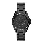 Fossil Riley ES4519 Dameshorloge 38 mm - Zwart