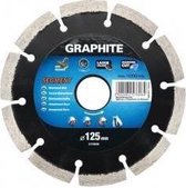 Graphite Diamantschijf 115x22x8,0x2,2mm Segment Gelaserd MPA EN13236