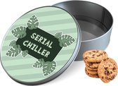 Biscuit Tin Serial Chiller Round - Boîte de rangement 15x15x5 cm