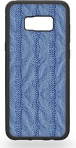 Blue woolen pattern Telefoonhoesje - Samsung Galaxy S8+