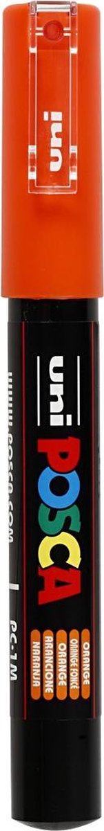Krijtstift – Fineliner – Universele Marker – 4 Oranje – Uni Posca Marker – PC-1M – 0,7mm – 1 stuk