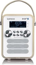 Lenco PDR-050TP - DAB+ Radio met Subwoofer, Bluetooth en AUX - Taupe