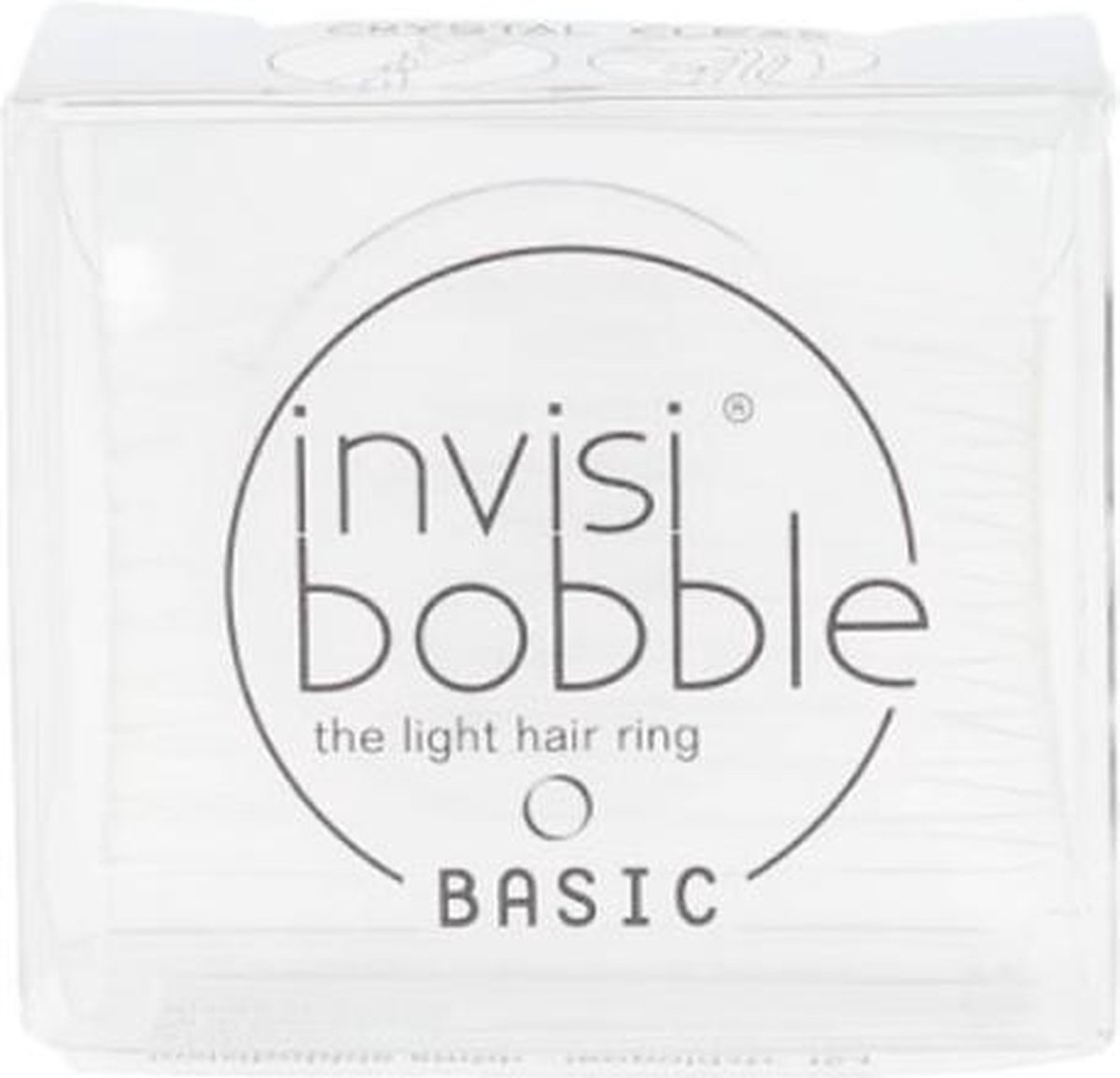 Invisibobble - Basic - Haarbandjes/haarelastiekjes - Crystal Clear - 10 stuks