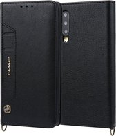 Voor Huawei P30 CMai2 Kaka-serie Litchi Texture Horizontale flip lederen tas met houder en kaartsleuven (zwart)