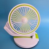 Creative LED Student Desktop Fan USB opladen en aansluiten voor tweeÃ«rlei gebruik (groen)