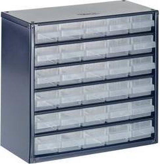 Raaco - Commode en métal - 30 tiroirs