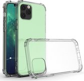 Voor iPhone 12 6.1 inch schokbestendige transparante TPU beschermhoes