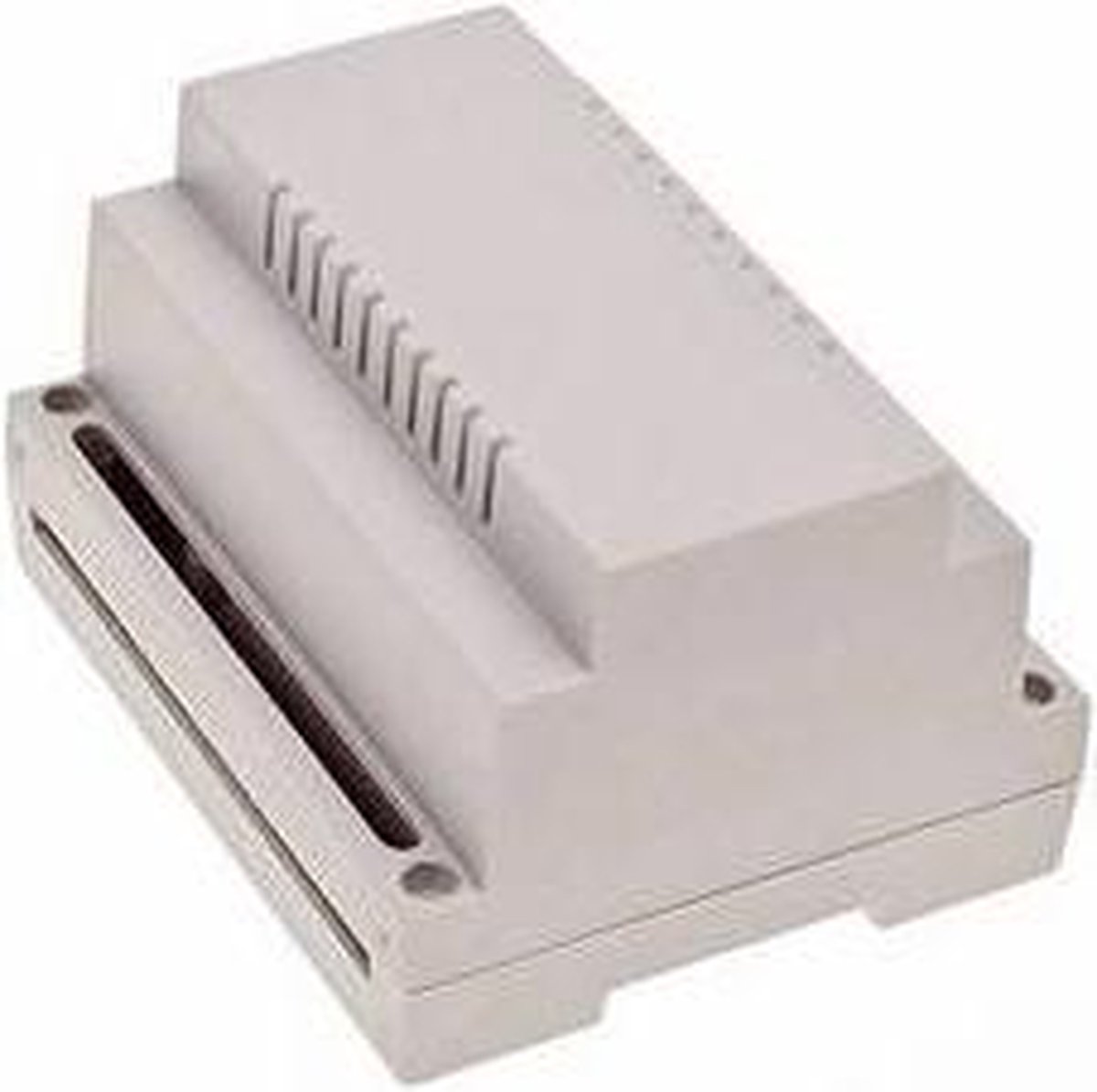 TRU COMPONENTS TC-7910724 DIN-rail-behuizing 107 x 89 x 66 ABS-V0 Grijs 1 stuk(s)