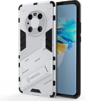 Voor Huawei Mate 40 Pro Punk Armor 2 in 1 PC + TPU schokbestendig hoesje met onzichtbare houder (zilver)